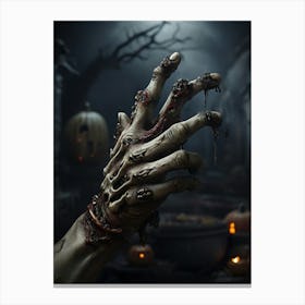 Zombie Hand 7 Canvas Print