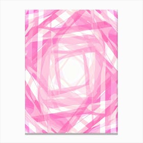 Abstract Pink Background Canvas Print