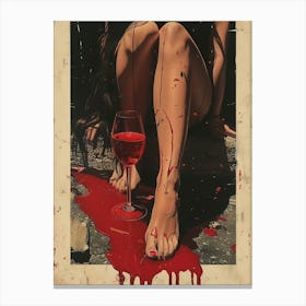 Blood And Wine Canvas Print