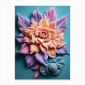 Pastel Flowers Canvas Print