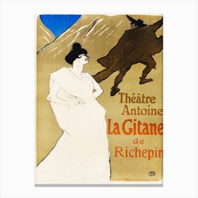 La Gitane (1899), Henri de Toulouse-Lautrec Canvas Print
