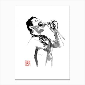 Freddie Sings Canvas Print