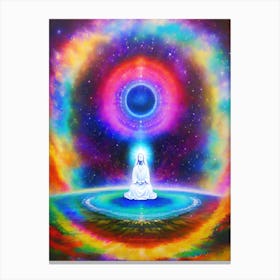 Buddha In Space 1 Canvas Print