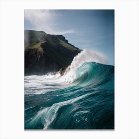 Large Wave In The Ocean Canvas Print