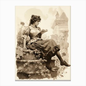 Miguel Frances And The Art Of Sitting In This Case Canvas Print