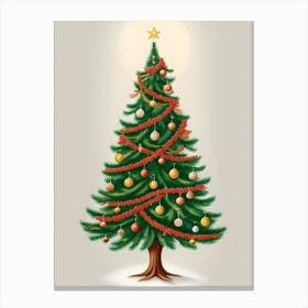 Christmas Tree Art 1 Canvas Print