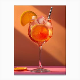 Aperol Spritz Art Print 196 Canvas Print