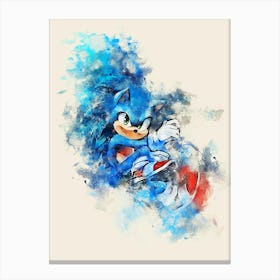 Sonic The Hedgehog Canvas Print