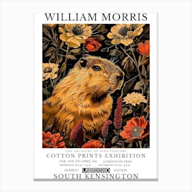 William Morris Exhibition Animals Series 22 Canvas Print