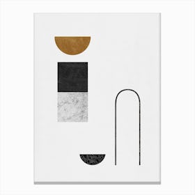 Abstract Geometric Iv Canvas Print