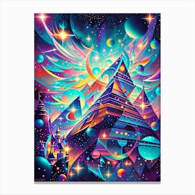 Fantasy Creations Psychedelic Art Canvas Print