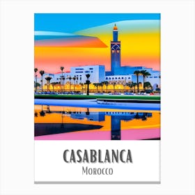 Casablanca Morocco 3 Canvas Print