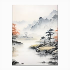 Asian Landscape Painting Canvas Print