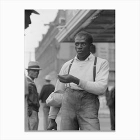 In Town, Market Square, Waco, Texas By Russell Lee Canvas Print