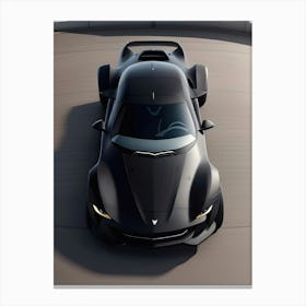 Futuristic Sports Car Canvas Print