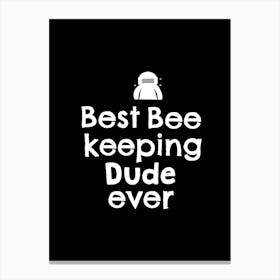 Bee Keeping Dude Canvas Print
