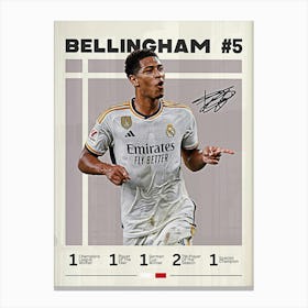 Jude Bellingham 7 Canvas Print