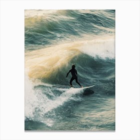 Surfer Ripping Waves Canvas Print