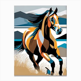 Modern Horse Art, 114 Canvas Print