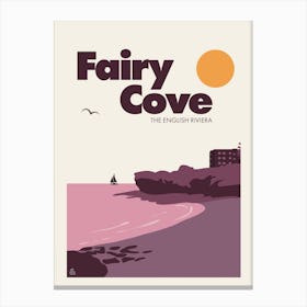 Fairy Cove, The English Riviera Canvas Print