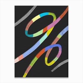 Abstracto Rainbow Canvas Print