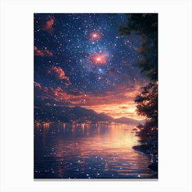 Starry Night Sky 31 Canvas Print