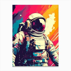 Astronaut In Space 2 Canvas Print