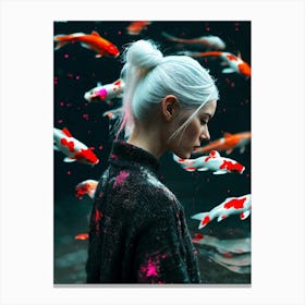 Koi Fish Canvas Print