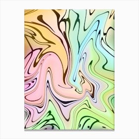 Abstract Painting Canvas Print