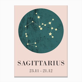 Sagittarius  I Canvas Print