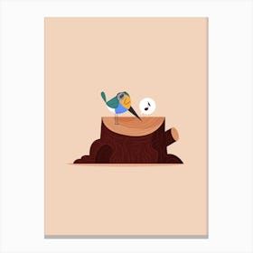 DJ Bird Canvas Print