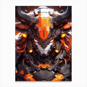 Cybersuit Bull Canvas Print