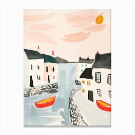 Travel Poster Happy Places Galway 2 Canvas Print
