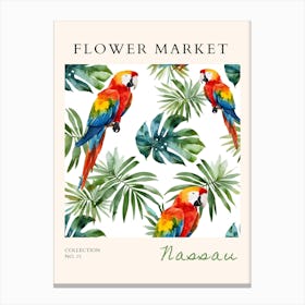 Flower Market 60 Canvas Print