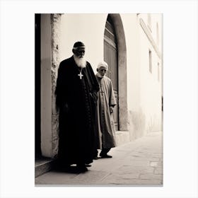 Rome, Italy,  Black And White Analogue Photography  4 Canvas Print
