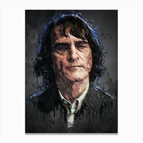 Joaquin Phoenix The Joker Canvas Print