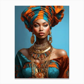 Beautiful And Sexy Confident Black Woman 1 Canvas Print