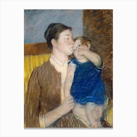 Mother’S Goodnight Kiss (1888), Mary Cassatt Canvas Print