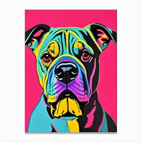 Cane Corso Andy Warhol Style dog Canvas Print