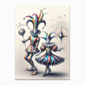 Jesters Canvas Print