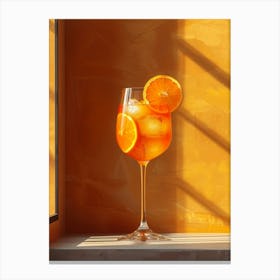 Aperol Spritz Orange 53 Canvas Print