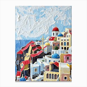 Santorini Village 1 Canvas Print