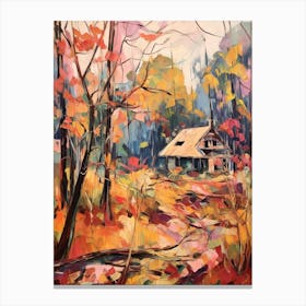 Autumn Gardens Painting Longhouse Reserve Usa 1 Canvas Print