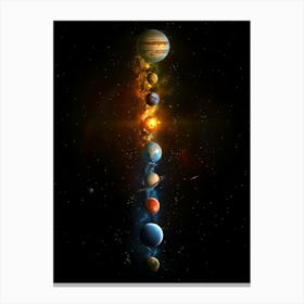 Solar System 2 Canvas Print