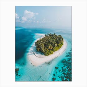 Island In The Maldives 12 Canvas Print