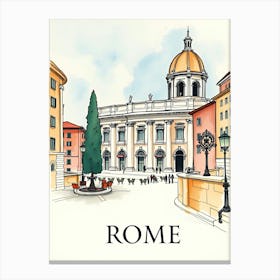 Rome, Italy 1 Canvas Print