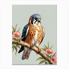 Kestrel Painting Canvas Print