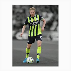 Kevin De Bruyne Of Manchester City Canvas Print