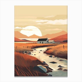 The Isle Of Arran Scotland 1 Hiking Trail Landscape Canvas Print