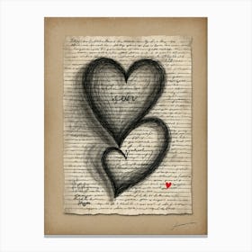 I love you too Canvas Print